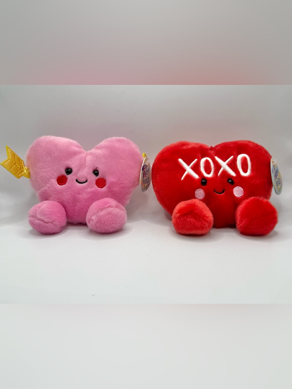 2 Palm Pals Plush by aurora world Candy hearts and Beau heart new with tags